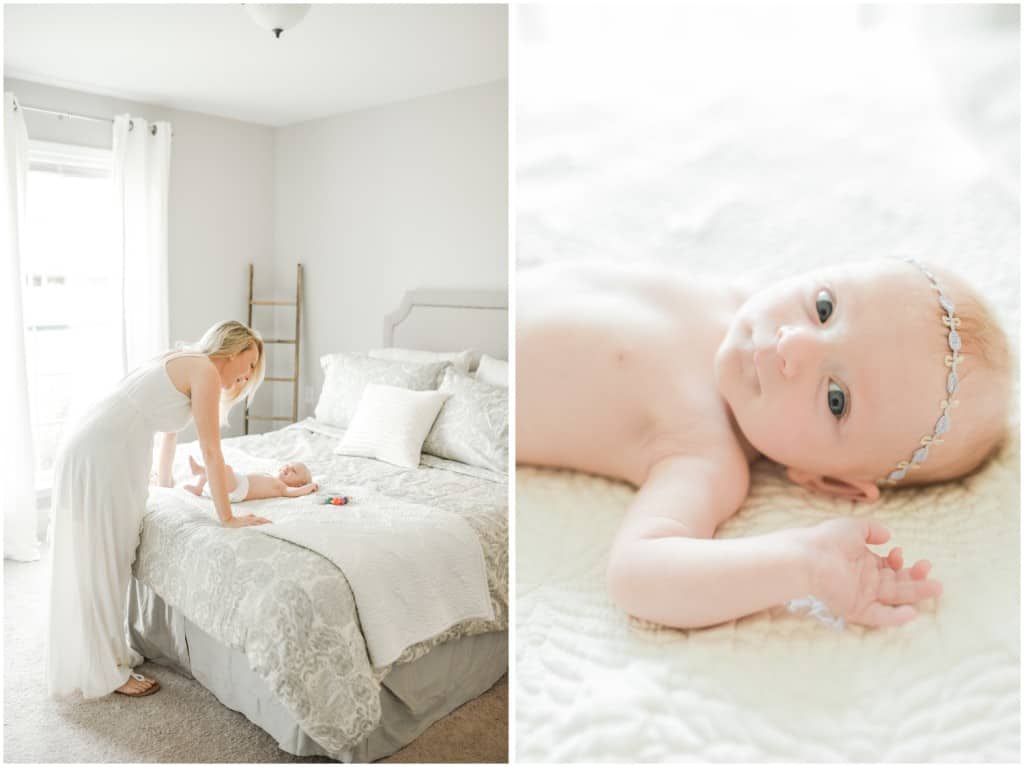 raleigh in home newborn photography
