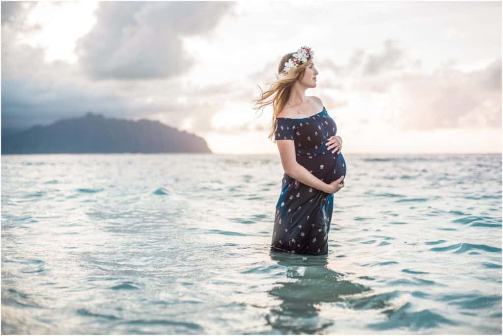 Oahu maternity photography