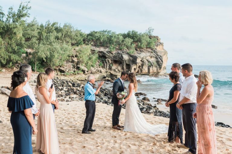 shipwreck beach kauai wedding