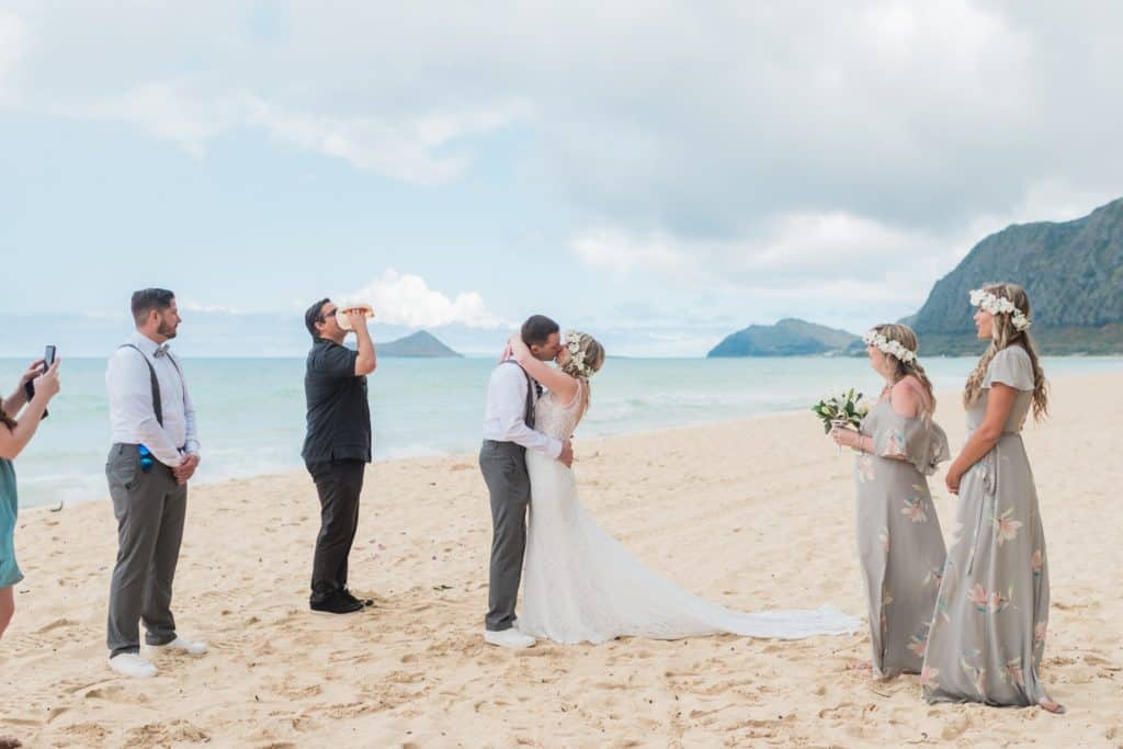 planning a beach wedding in hawaii, waimanalo beach