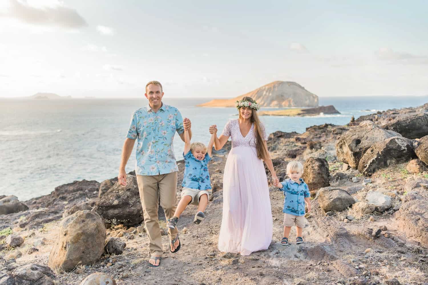 best family photoshoot locations oahu hawaii