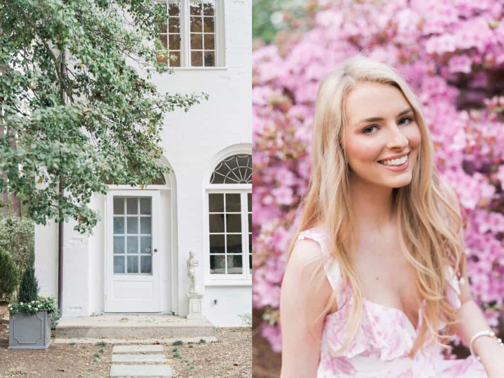 southern pines senior portrait photographer at the weymouth center near raleigh, NC
