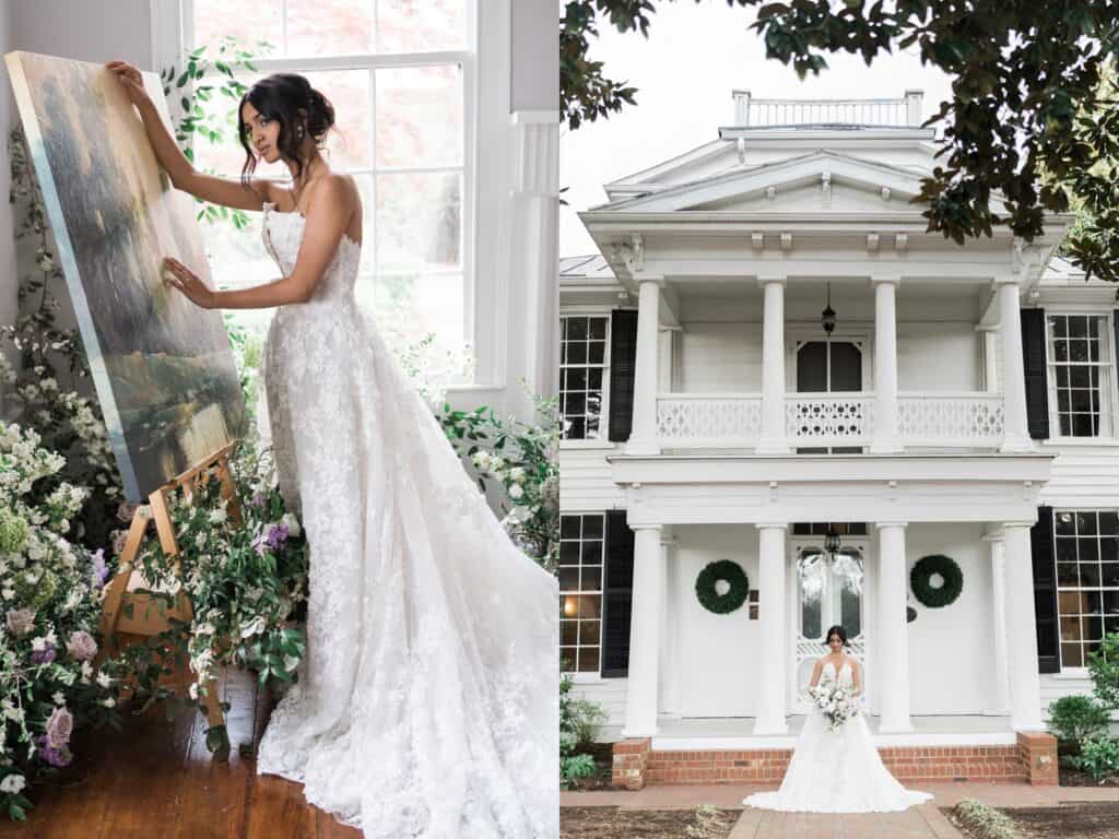 the mims house wedding editorial bridal rae marshall