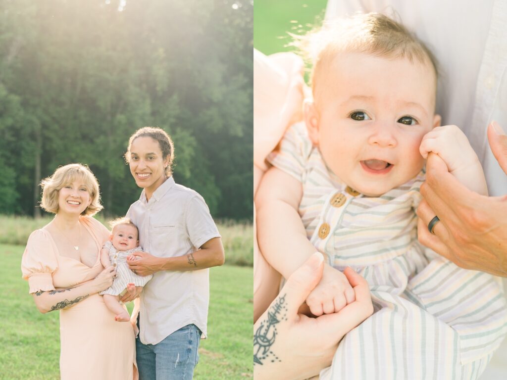 annie wilkerson family photoshoot, LGBTQ raleigh family photographer