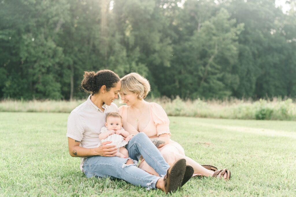 annie wilkerson family photoshoot, gay raleigh family photographer